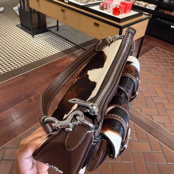 Coach Ashton Bag With Cow Print CCC83 cow printed haircalf/Sv/Cow Multi - Picture 5 of 14